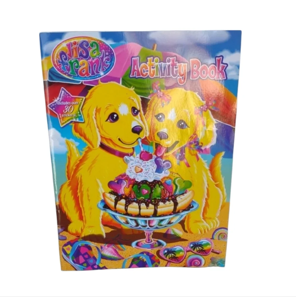 NEW Lisa FrankColor  Activity Book New